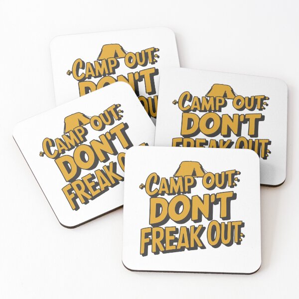 Item preview, Camp Out Don't Freak Out designed and sold by deluxedigital1.