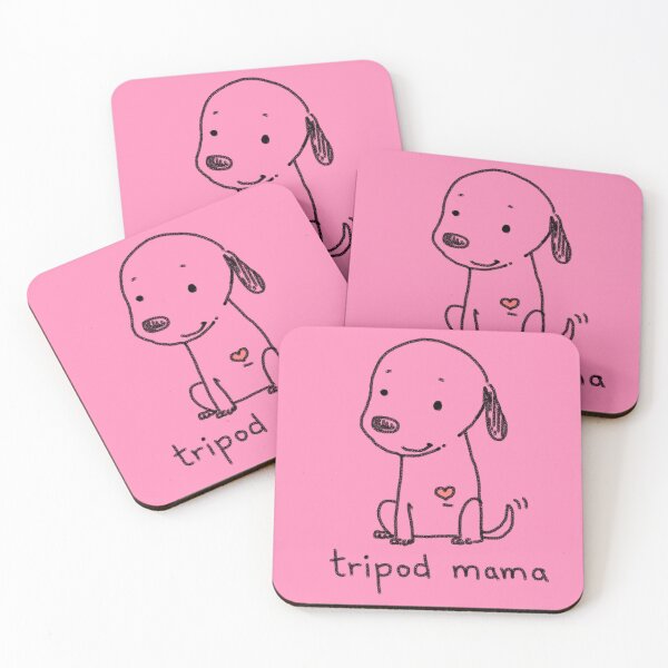 Item preview, Tripod Mama, Dog Mom, Tripod Dog, Cartoon Dog, Dog with Three Legs, Amputee, Special Pets designed and sold by Furkid Studio.