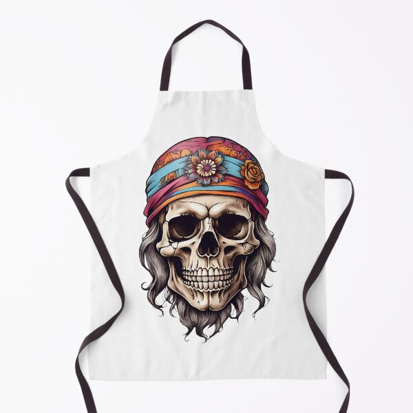 Item preview, The Hippie Skull designed and sold by ImproveDesign.