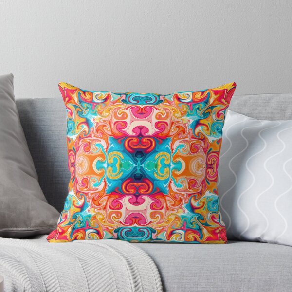 Item preview, Vibrant Symmetrical seamless pattern designed and sold by Fantacaroo Designs.