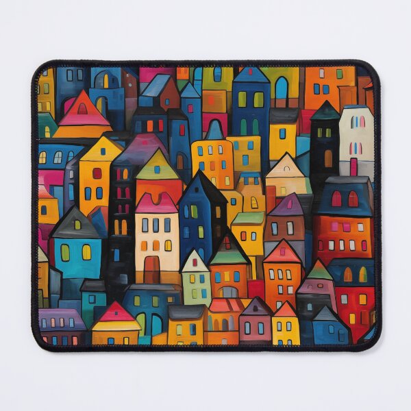 Item preview, Colorful Houses Pattern For Kids designed and sold by sheprint.
