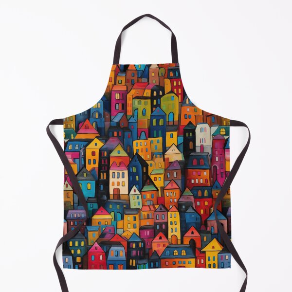Item preview, Colorful Houses Pattern For Kids designed and sold by sheprint.