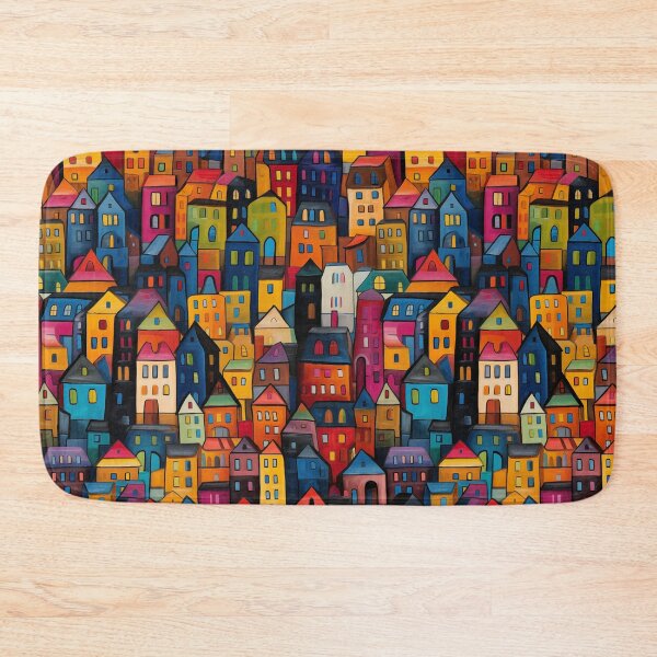 Item preview, Colorful Houses Pattern For Kids designed and sold by sheprint.