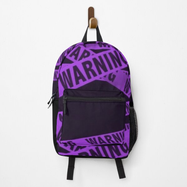 Item preview, Warning Crime Scene Tape Art Print | Black Background | Purple Illustration for Prints & Apparel designed and sold by Jennifer Adair.