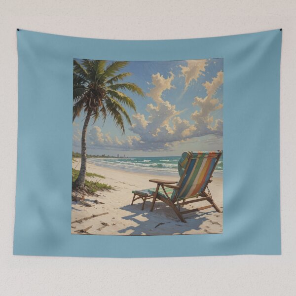 Item preview, BEACH CHAIR CALLING designed and sold by seahorse crossing.