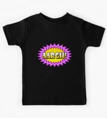 Aargh onomatopoeia used in comic culture Kids Tee