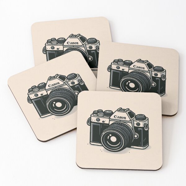 Item preview, Canon Film Camera illustration designed and sold by ArtsyRexy.