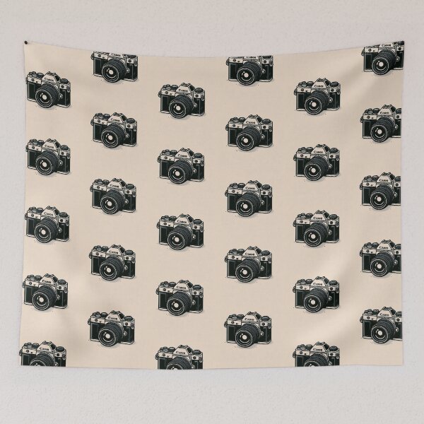 Item preview, Canon Film Camera illustration designed and sold by ArtsyRexy.