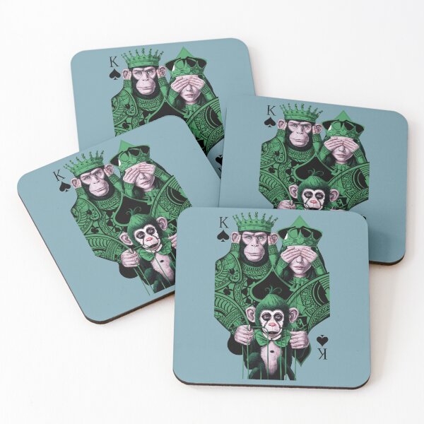 Item preview, The Mysterious Monarch: King of Spades in Shadow designed and sold by CodeCrush.