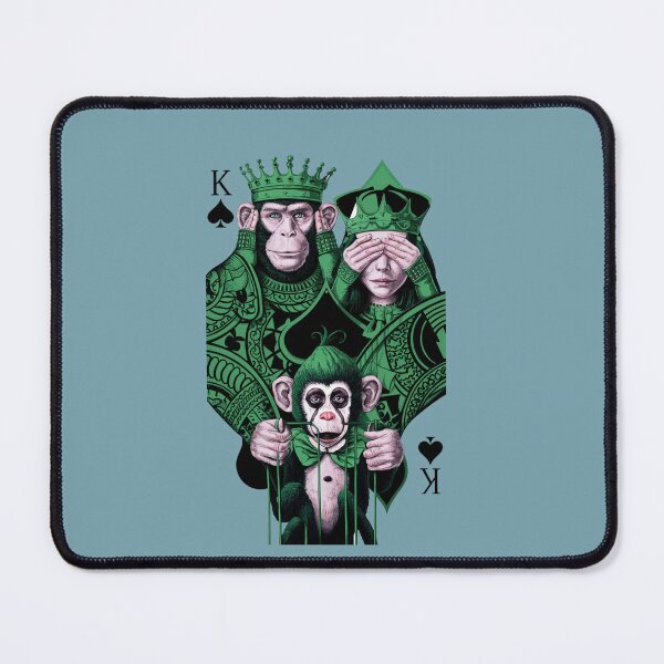Item preview, The Mysterious Monarch: King of Spades in Shadow designed and sold by CodeCrush.