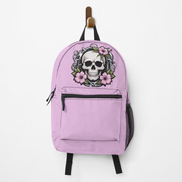 Item preview, Cute Skull Composition with Pink Flowers and Chains designed and sold by MadnessEnvelope.