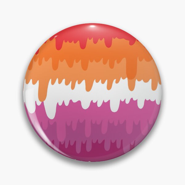 Item preview, Melting Lesbian Flag designed and sold by A4R0NN.
