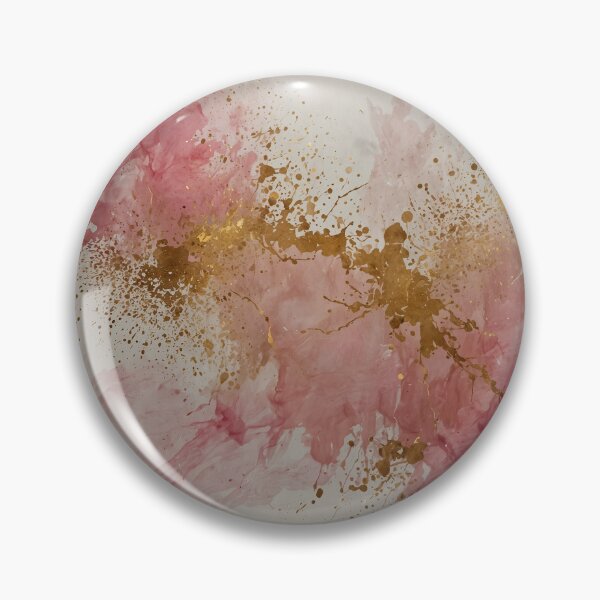 Artikelvorschau, Rosa und goldene Spritzer entworfen und verkauft von PatternPuppy.