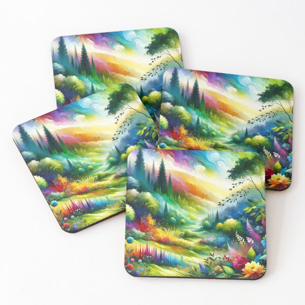 Item preview, Lush Vibrant Landscape designed and sold by ArtemisDesignAI.