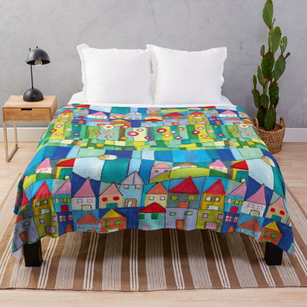Item preview, little house watercolour homes art designed and sold by handmadehipsters.