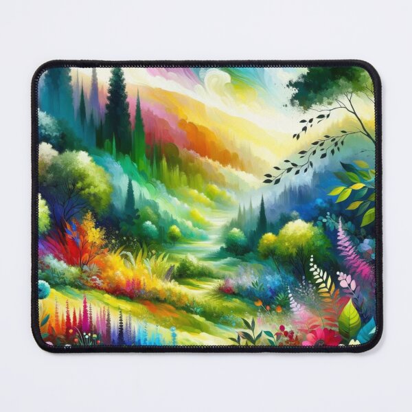 Item preview, Lush Vibrant Landscape designed and sold by ArtemisDesignAI.
