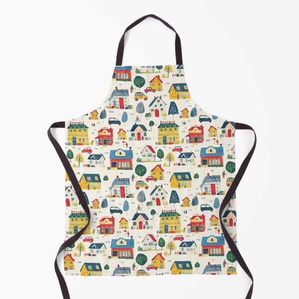 Item preview, Colorful Doodle Houses Pattern For Kids designed and sold by sheprint.