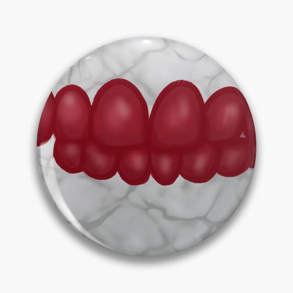 Item preview, red teeth designed and sold by BurbleCat.