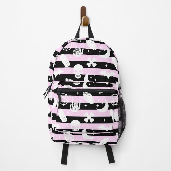 Item preview, Kawaii Pastel Goth Gothcore Pink Black and White Witch Aesthetic designed and sold by StudioWhimsey.