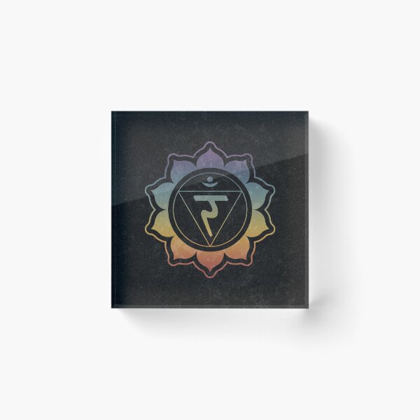 Item preview, Navel Chakra Lotus - Coal + Rainbow Sunset designed and sold by Irene Estelle.