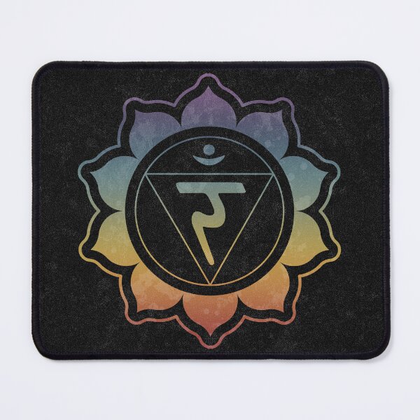 Item preview, Navel Chakra Lotus - Coal + Rainbow Sunset designed and sold by Irene Estelle.