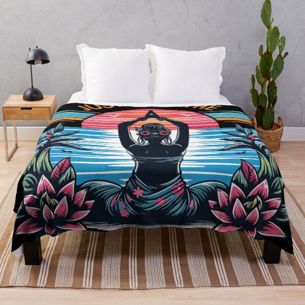 Item preview, Yoga on The Beach, Just Breathe designed and sold by NawalMagdy.