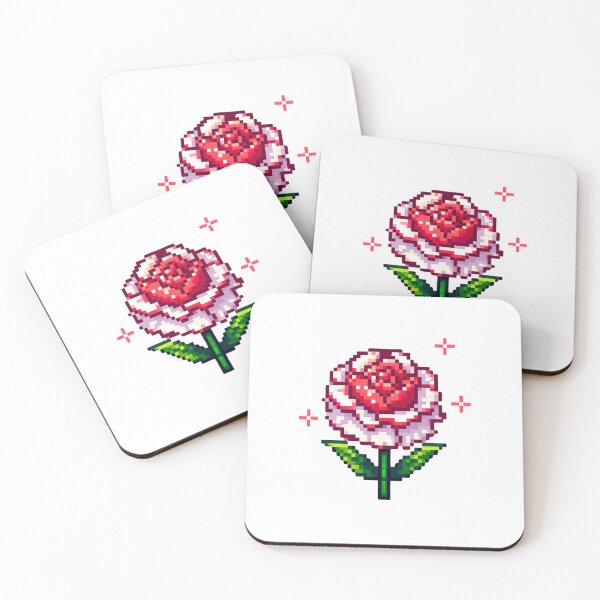 Item preview, Flower Carnation Pixel Art Cute Nature designed and sold by sergiochungo.