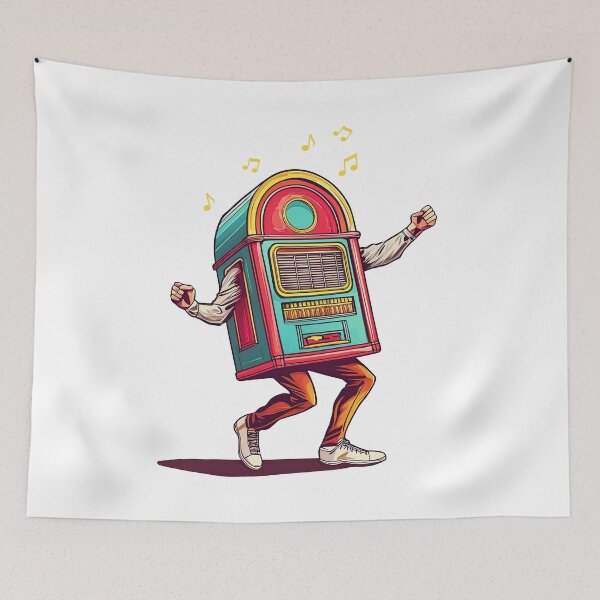 Item preview, Dancing Jukebox Man 1 designed and sold by paolaalchapar.