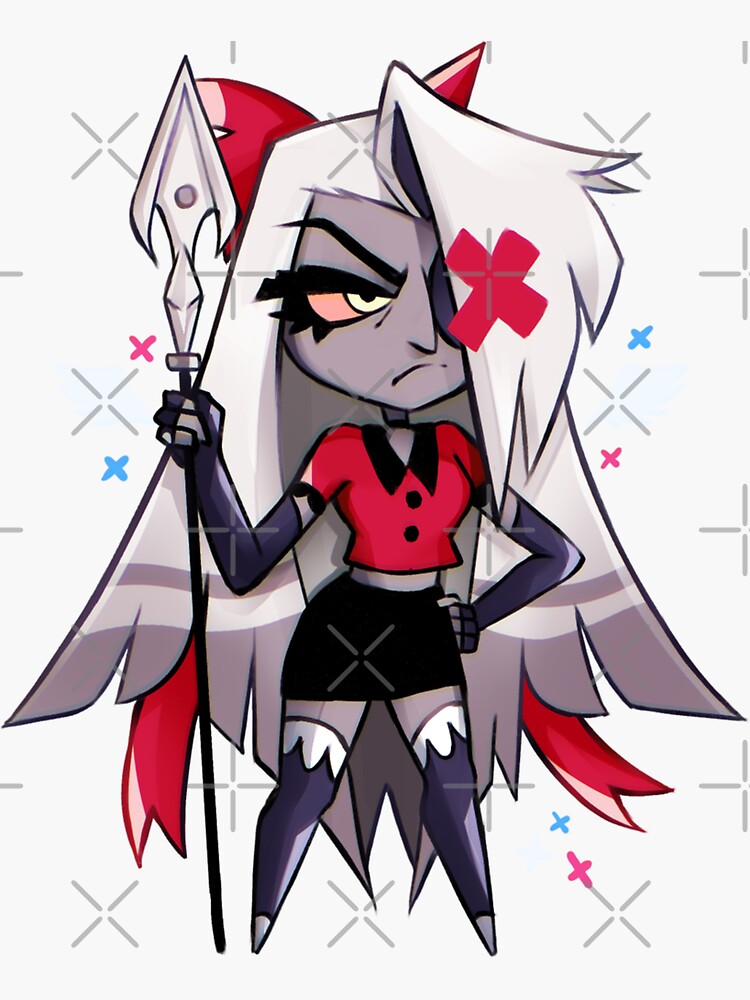 Vaggie Hazbin Hotel Sticker Illustration