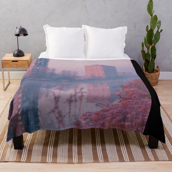 Item preview, Floral City Landscape At Dawn Reflection designed and sold by regnumsaturni.