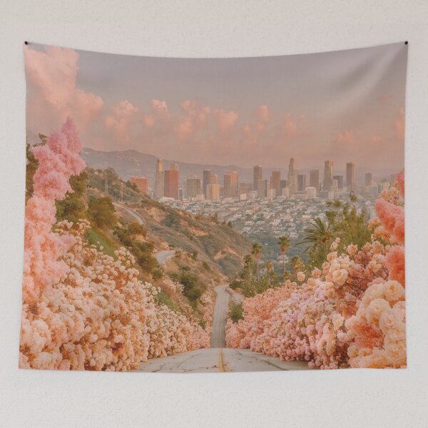 Item preview, Floral City Landscape At Sunrise Journey designed and sold by regnumsaturni.
