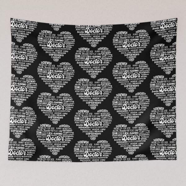 Item preview, Heart Doctor Word Cloud designed and sold by jitterfly.