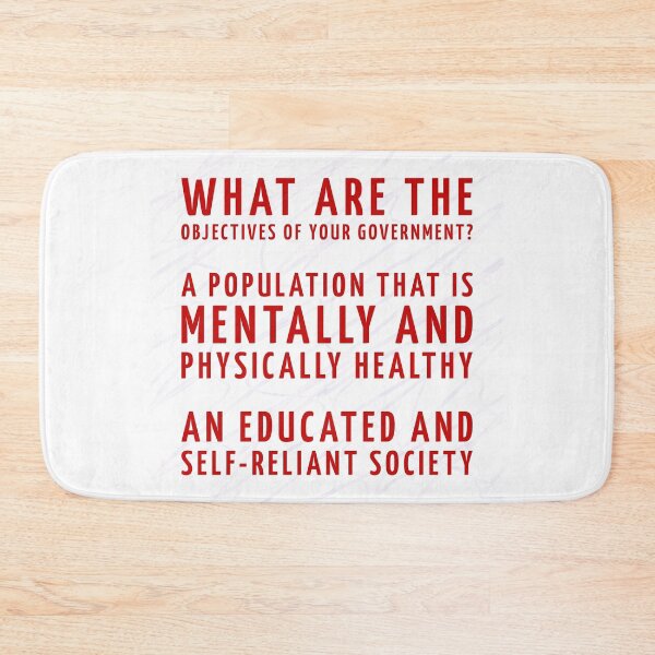 Item preview, What are the objectives of your government? ▩ designed and sold by cabana.space.