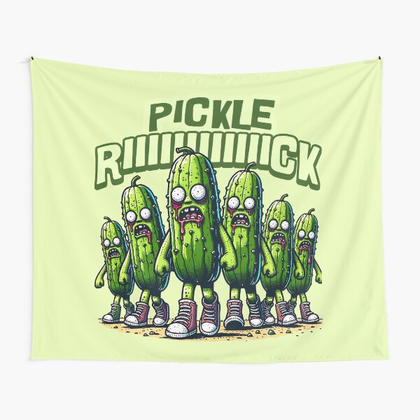 Pickle Rick Tapestries for Sale Redbubble