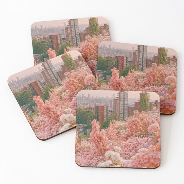 Item preview, Awakening Floral Cityscape At Dawn designed and sold by regnumsaturni.