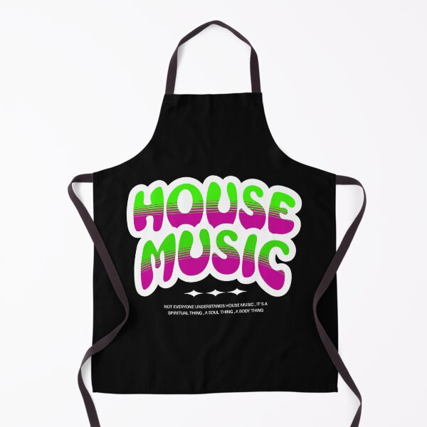 Item preview, HOUSE MUSIC  - Bubble Outline Two Tone (white/pink/green) designed and sold by Discothreadz.