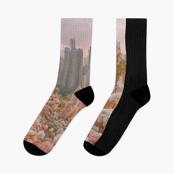 Item preview, Floral Cityscape in Morning Light designed and sold by regnumsaturni.