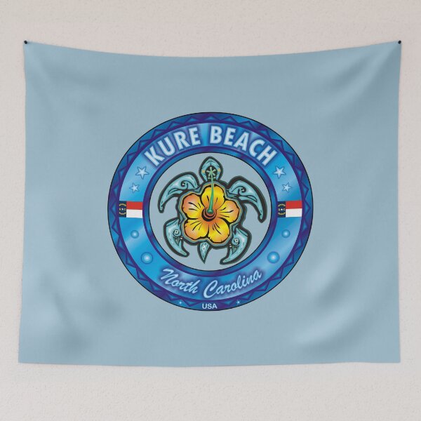 Item preview, Kure Beach sea turtle hibiscus designed and sold by studioss76.