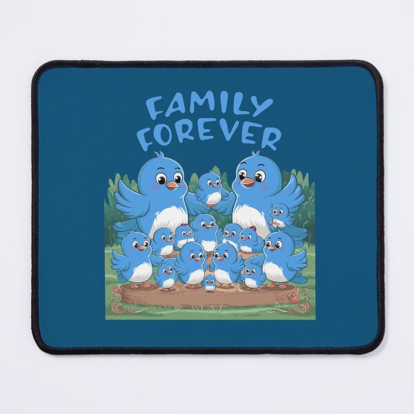 Item preview, FAMILY FOREVER Cute Bluebirds designed and sold by Greenbaby.