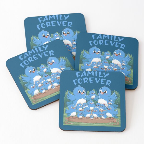 Item preview, FAMILY FOREVER Cute Bluebirds designed and sold by Greenbaby.