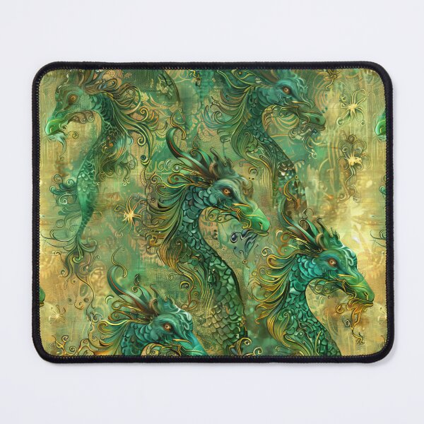 Item preview, Green Emerald Dragons designed and sold by GroovyPixels.
