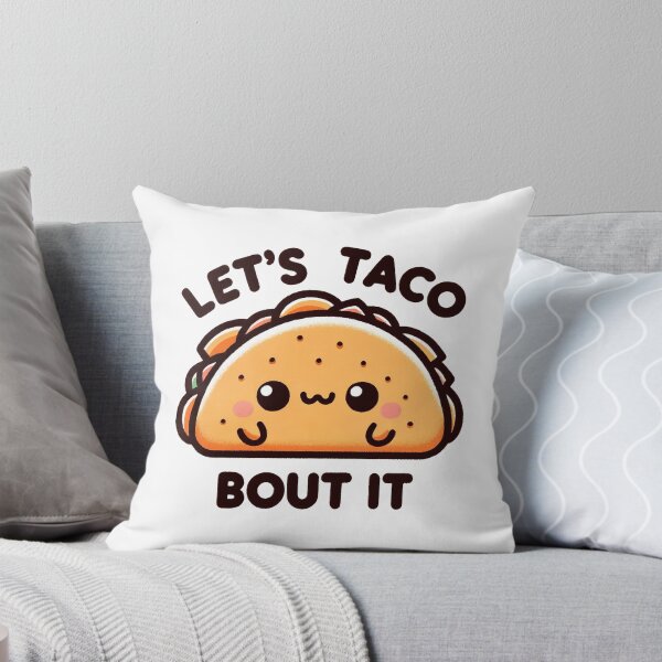 Item preview, Let's Taco 'Bout It Cute Cartoon Taco Design designed and sold by YoBoiRedgie.