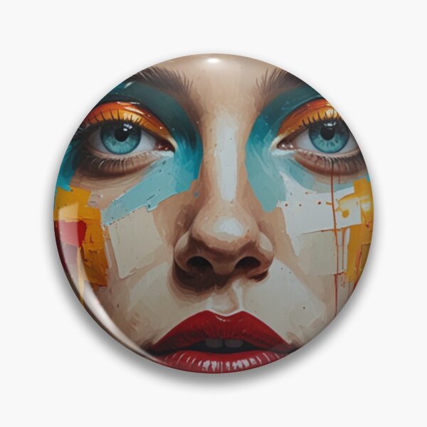 Item preview, Portrait of a Woman between Red, Yellow and Cyano designed and sold by Samuel-Rox.