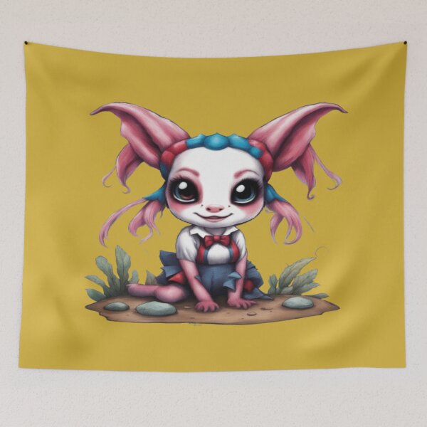 Item preview, Harley The Axolotl, Product Colour: Gold designed and sold by Midnight Veil Designs.