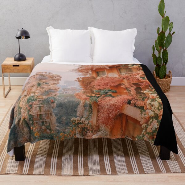 Item preview, Floral City Landscape At Sunrise Awakening designed and sold by regnumsaturni.