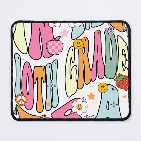 Item preview, In My 10th Grade Era Groovy style 70s For Kids, Teacher, Last and First Day Of School designed and sold by ImagineInk.