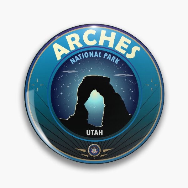 Item preview, Arches National Park nature landscape at night designed and sold by studioss76.