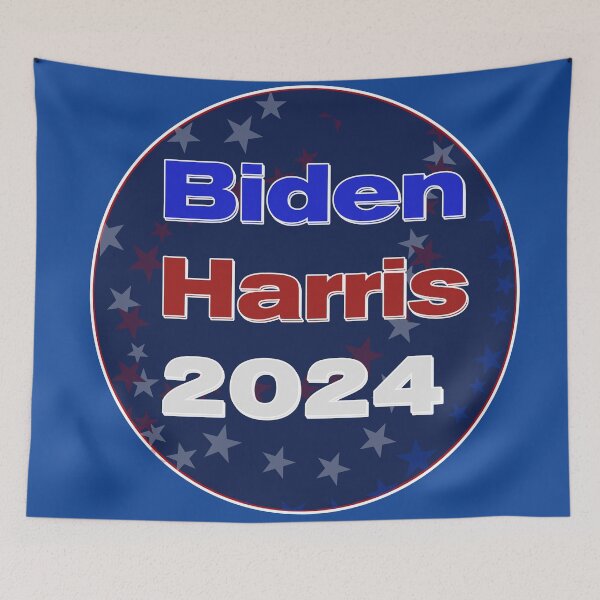 Item preview, Biden Harris 2024 Campaign Button - Red, White, and Blue Design designed and sold by DeadPanDesigns.