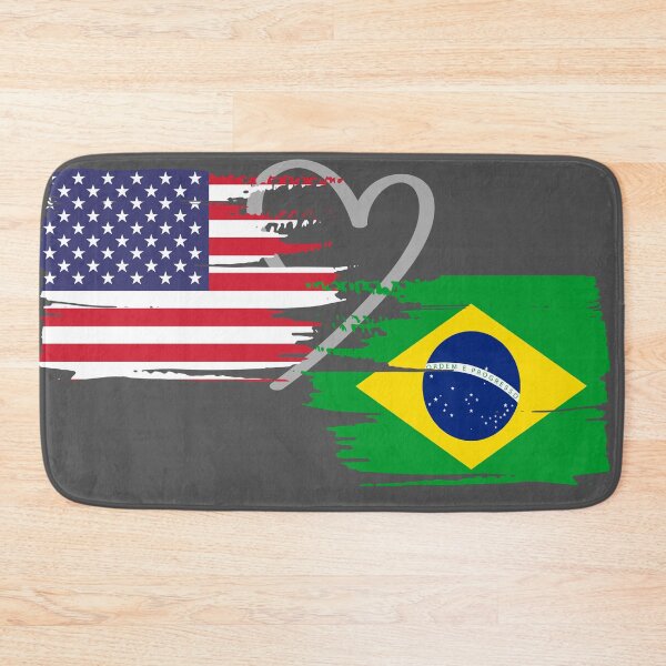 Item preview, American Brazil Flag Shirt  Brazil USA Essential Pride Dyngus Day  designed and sold by OscarShoping.