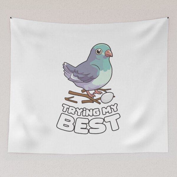 Item preview, Trying my best, pigeon nest designed and sold by Lemon-png.